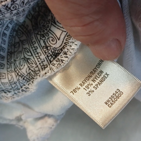 Vanhuesen  Tweed  Gray Casual  Capri Pants Sz 16 Stretch - Picture 6 of 8